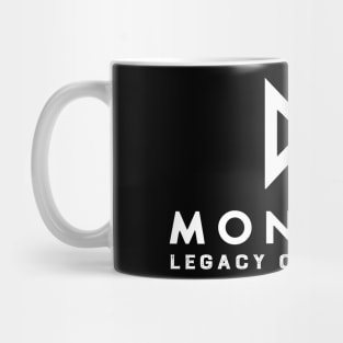 Monarch legacy of monster - black and white logo Mug